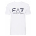 EA7 Emporio Armani Tričko  biela / tmavomodrá