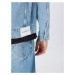 Calvin Klein Jeans Prechodná bunda  modrá denim