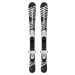Detské zjazdové lyže Boost 500 Kid Player s viazaním čierno-biele
