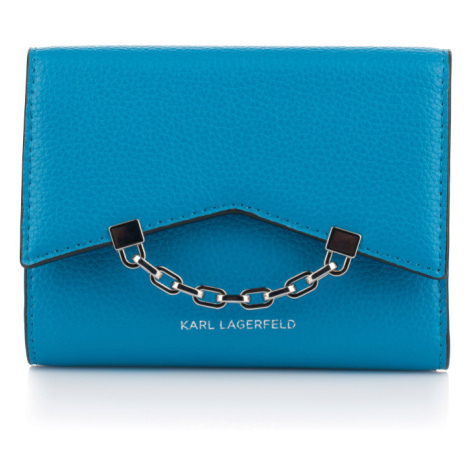 Peňaženka Karl Lagerfeld K/Seven Grainy Trifold Wallet Modrá