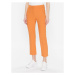 Weekend Max Mara Bavlnené nohavice Rana 2351310137 Oranžová Slim Fit