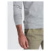 Sivé pánske basic tričko Ombre Clothing