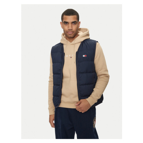 Tommy Jeans Vesta DM0DM18899 Tmavomodrá Regular Fit Tommy Hilfiger