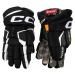 CCM Tacks AS-V JR Black/White Hokejové rukavice