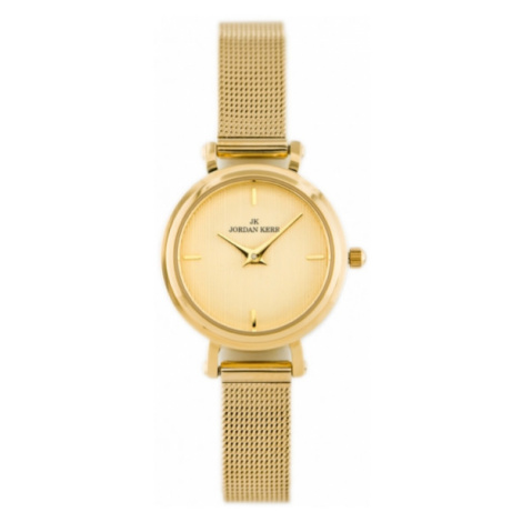 Štýlové dámske hodinky v zlatej farby Jordan Kerr AW646-B