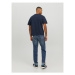 Jack&Jones Tričko Roxbury 12227779 Tmavomodrá Regular Fit