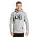 Meatfly Podium Hoodie Grey Heather Outdoorová mikina