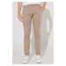 AC&Co / Altınyıldız Classics Men's Beige Slim Fit Slim Fit Trousers with Side Pockets, Cotton Di