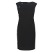 Lauren Ralph Lauren  BUTTON-TRIM CREPE DRESS  Krátke šaty Čierna