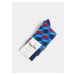 Modré vzorované ponožky Happy Socks Optic Square