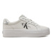 Calvin Klein Jeans Sneakersy Vulc Flatform Laceup Lth YW0YW01474 Biela