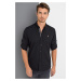 G674 DEWBERRY MEN'S SHIRT-BLACK