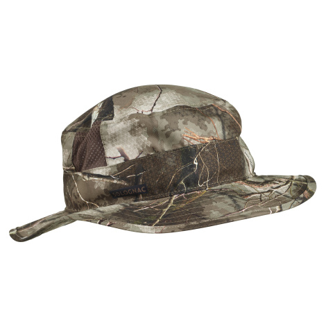 Poľovnícky priedušný klobúk 500 maskovanie Treemetic SOLOGNAC