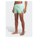 Adidas Plavecké šortky 3-Stripes CLX Swim Shorts HT4370 Zelená Regular Fit