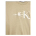 Calvin Klein Jeans Mikina Natural Dye Monogram IB0IB01524 Béžová Regular Fit