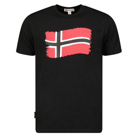 Geographical Norway  SX1078HGN-BLACK  Tričká s krátkym rukávom Čierna