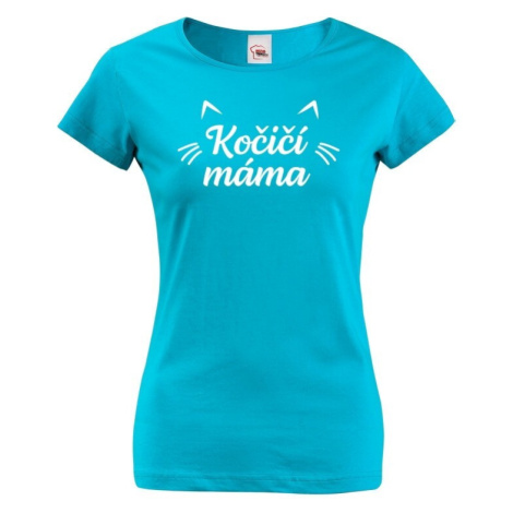 Dámské tričko mačacia mama - ideálny darček pre milovníkov mačiek