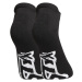 Ponožky Styx nízke čierne s bielym logom (HN960) M