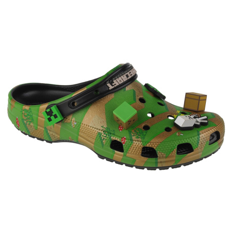 Crocs  Elevated Minecraft Classic Clog  Papuče Zelená
