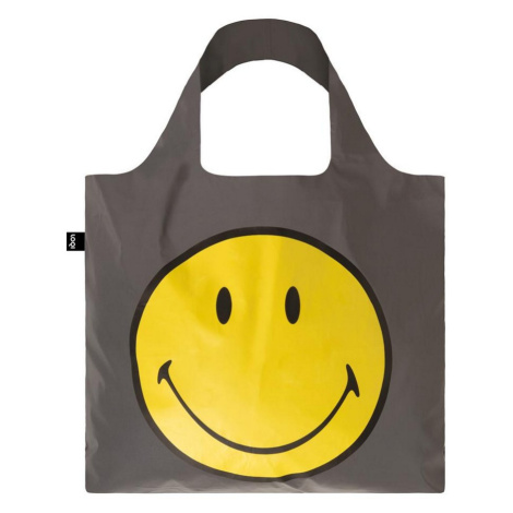 Skladacia nákupná taška LOQI REFLECTIVE Smiley