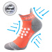 VOXX Sprinter kompresné ponožky lososové 1 pár 115676