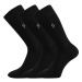 Lonka Despok Pánske spoločenské ponožky - 3 páry BM000001175100100280 čierna