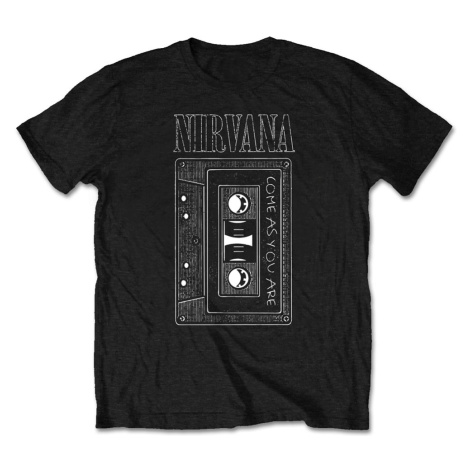 Nirvana tričko As You Are Tape Čierna