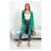 Zipped back sweatshirt light green