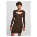 Women's dress Cut Out brown