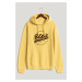 MIKINA GANT USA HOODIE LIGHT MUSTARD YELLOW