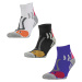 Spiro Unisex kompresné športové ponožky RT294 Purple
