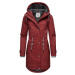 Peak Time Funkčný kabát  karmínovo červená / čierna / biela