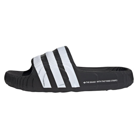 ADIDAS ORIGINALS Šľapky 'Adilette 22'  čierna / biela