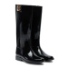 Tommy Hilfiger Gumáky Th High Rainboot FW0FW07959 Čierna