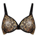 Gossard Podprsenka s kosticami Glossies Leopard 13101 Hnedá