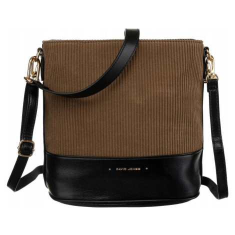 DAVID JONES HNEDO-ČIERNA CROSSBODY KABELKA S MANŠESTROM 6877-2