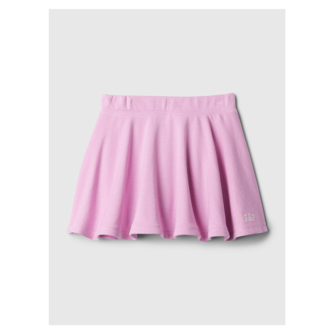 Ružová dievčenská kraťasová sukňa GAP