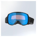 Lyžiarske a snowboardové okuliare G500 S1 pre deti aj dospelých do zlého počasia čierne