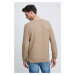 Bavlnený sveter Medicine pánsky, béžová farba, tenký,