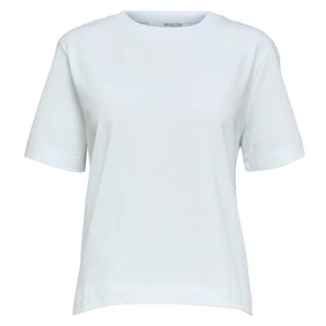 SELECTED Tričko 'SLFEssential'  biela