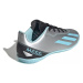 Juniorské futbalové halové kopačky ADIDAS X CRAZYFAST MESSI 4 SILVMT BLIBLU CBLACK_IE4070_tf