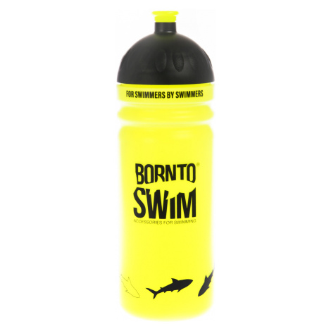 Láhev na pití borntoswim shark water bottle žltá