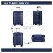 Cestovný kufor na kolieskach Kono Classic Collection - Navy - 70L