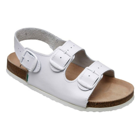 SANTÉ Dámske sandále S biele 1 pár, Veľkosť obuvi: 37