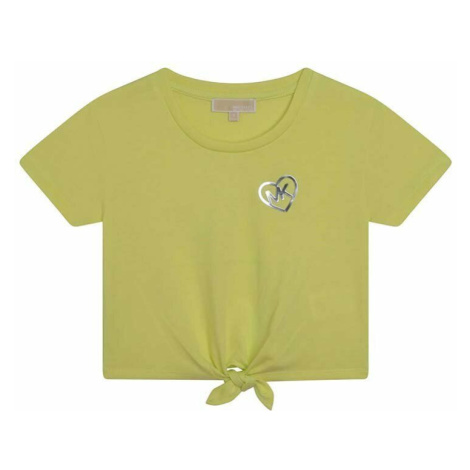 Detské tričko Michael Kors žltá farba