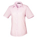 Premier Workwear Dámska košeľa s krátkym rukávom PR302 Pink -ca. Pantone 1895