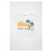 DEFACTO Baby Boy Palm Tree Patterned Short Sleeve T-Shirt