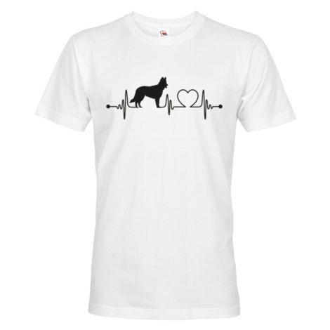 Pánské tričko pre milovníkov zvierat - Chodský pes tep