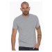 T8569 DEWBERRY BICYCLE COLLAR MEN'S T-SHIRT-GREY