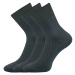 Boma Viktor Pánske ponožky s extra voľným lemom - 3 páry BM000000624700100173 tmavo šedá